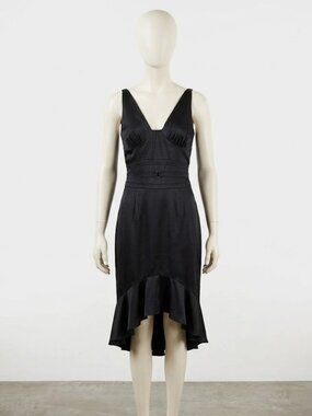 Vintage Marciano Silk Dress - 90s Vampy Dark Romance